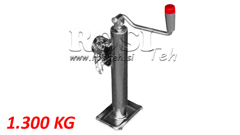 GWINTOWANA NOGA PODPOROWA Z POŁĄCZENIEM RURKOWYM 1300 KG