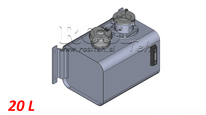 METAL TANK TOP 20 LIT 265X290X400MM