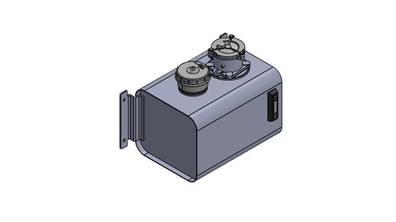 METALLTANK ÜLAOSA 20 L 265x290x400mm