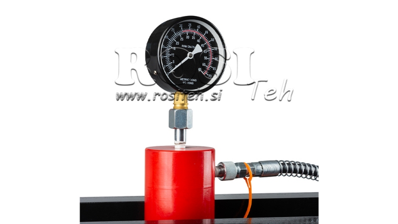 PRESSA IDRAULICA DA OFFICINA PER CUSCINETTI 30T - DOPPIA VELOCITÀ