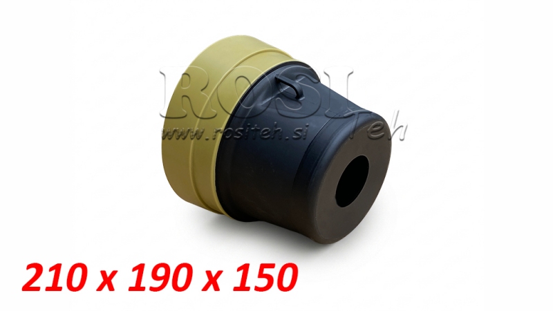 KARDĀNA AIZSARGAPVALKS PVC 210x190x150