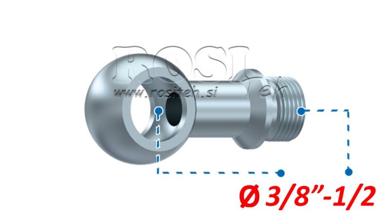 ØJEFORBINDELSE 3/8 / 1/2