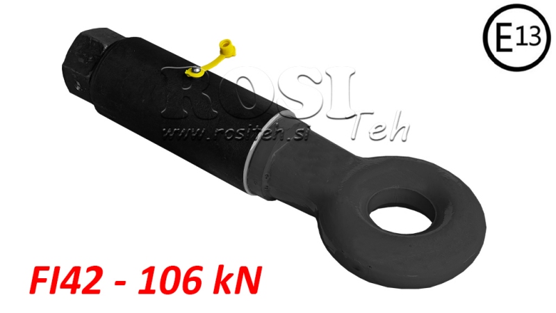 KIERRETTÄVÄ KOUKKU FI42 106kN (E13-sertifikaatti)