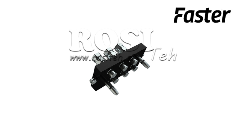 MULTI-FASTER CSATLAKOZÓ 6IRÁNYÚ BSP 3/8 MOBIL RÉSZ