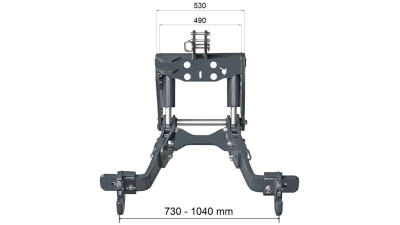 UNIVERZÁLIS FRONT HIDRAULIKA FLEX 2KAT TRAKTORHOZ 1500kg
