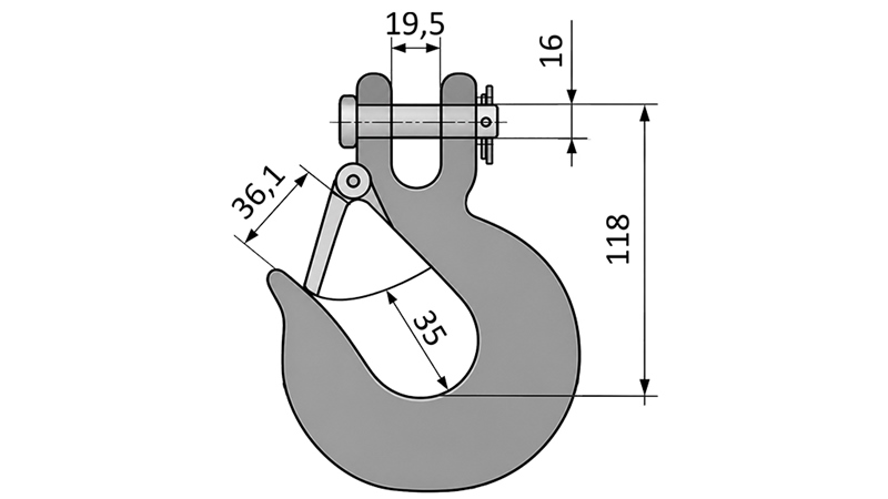 HOROG BIZTONSÁGI RETESSZEL - 5000 KG
