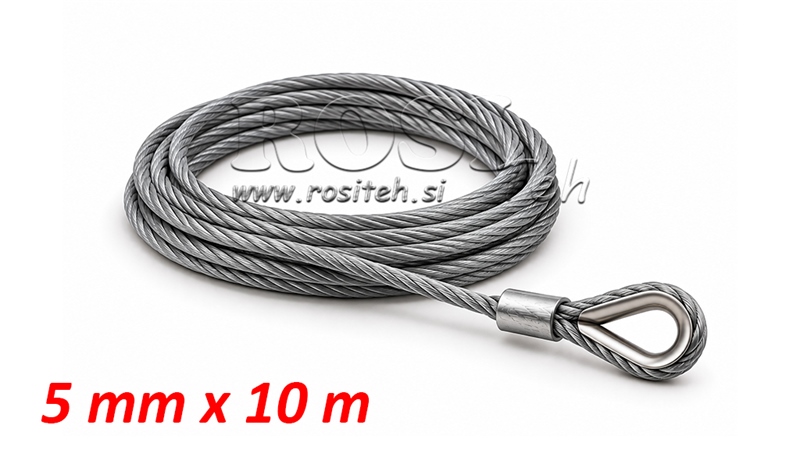 ACÉLSODRONY KÖTÉL CSÖRLŐHÖZ RS-3500 - 1585 kg