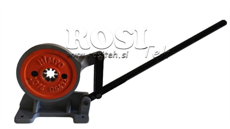 MANUÁLIS RÁCSOS GÉP ALACSONY NYOMÁSÚ CSÖVEKHEZ 4-30mm 8 FOGGAL VÉDELEMMEL