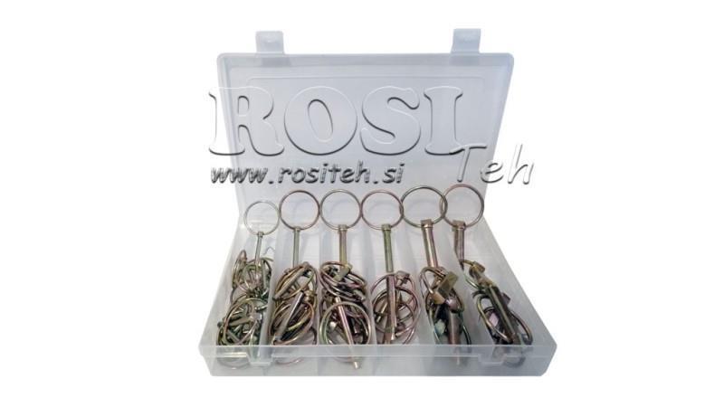 SET DI CLIP ROTONDE DI SICUREZZA PER TRACTOR (50 pz)