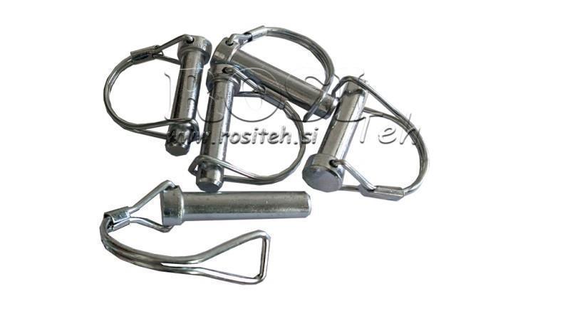 BIZTONSÁGI KLIPSZ SZETT FÉLKÖRÍTVE fi 8/70 mm (5db)