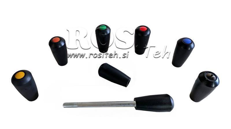 MERKEHÅNDTAK FOR VENTILKONTROLLHEVER fi8mm - SVART