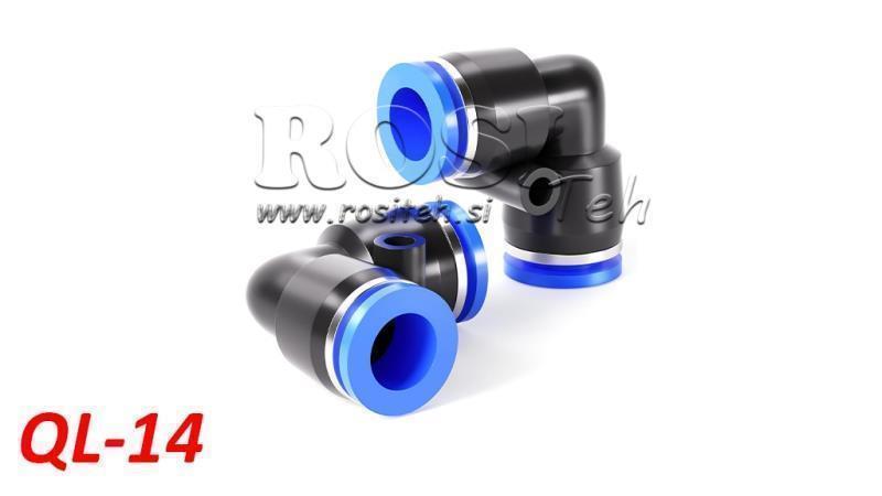 PNEUMATISK STIK VINKELFORBINDELSE TPA UDEN GANG QL-14