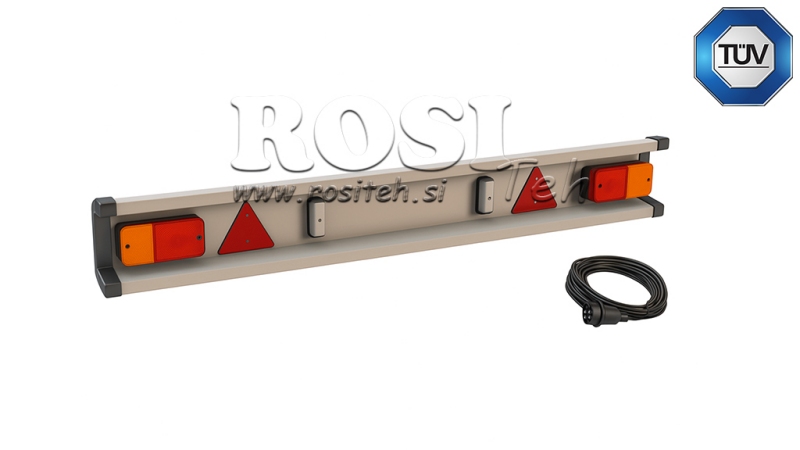 UTÁNFUTÓ ÜTKÖZŐ TÜV MODELL LÁMPÁKKAL 2150 mm