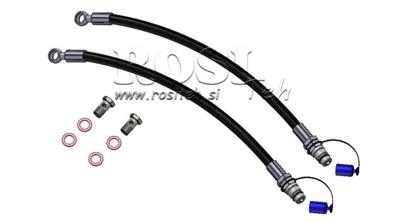 SLANGENSET VOOR HYDRAULISCHE TOPSTANG