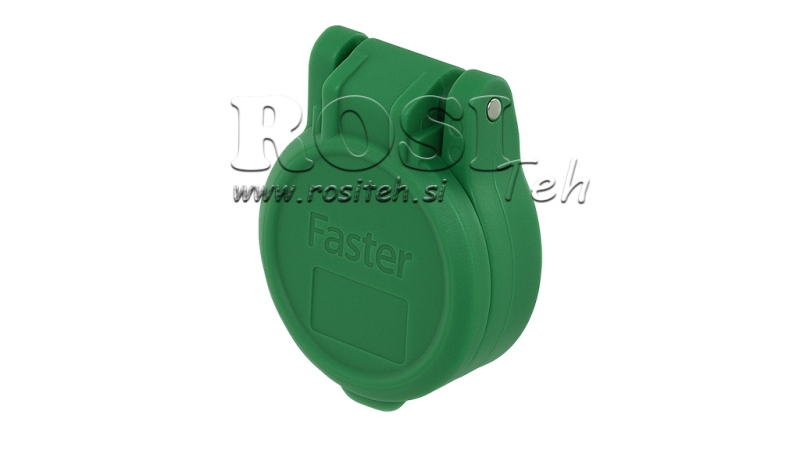 COVER PROTECTOR VERDE PVC ACOPLAMENTO RÁPIDO FEMININO PUSH PULL