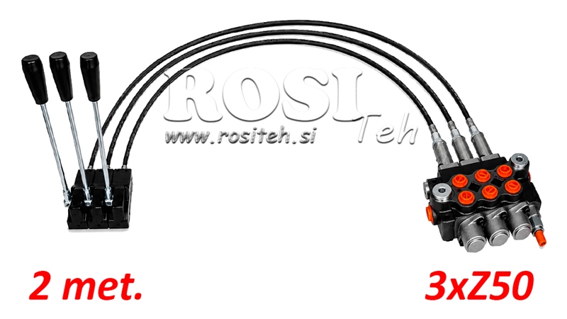 KIT 3xZ80 + JOYSTICK 1 POSITION L2000