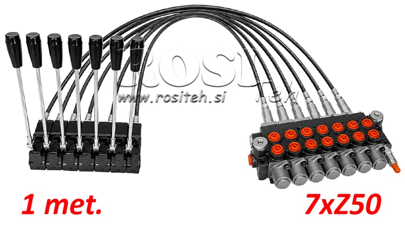 KIT 7xZ50 + JOYSTIC 1 HELYEZET L1000