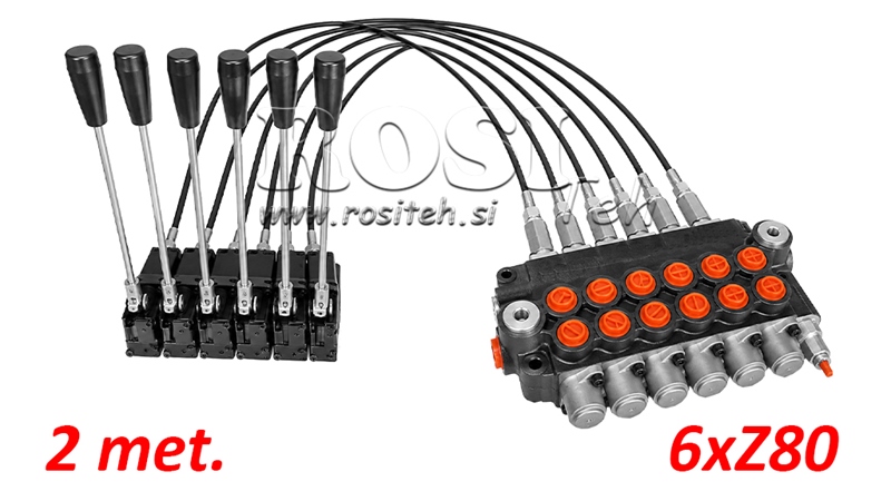 KIT 6xZ80 + JOYSTICK 1 POSITION L2000