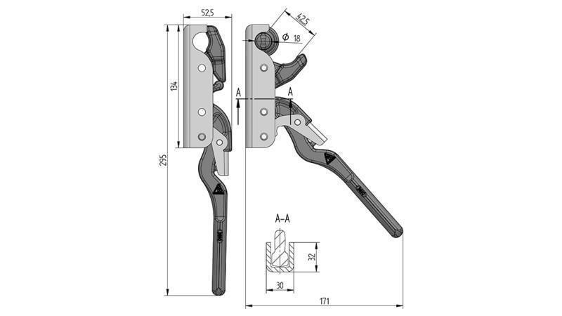 ZATVARANJE BOČNI TIP PIANTONE ŽENSKO