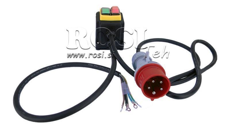 ENCHUFE CON CABLE ON/OFF 3 FASES (5 POLOS) 400V
