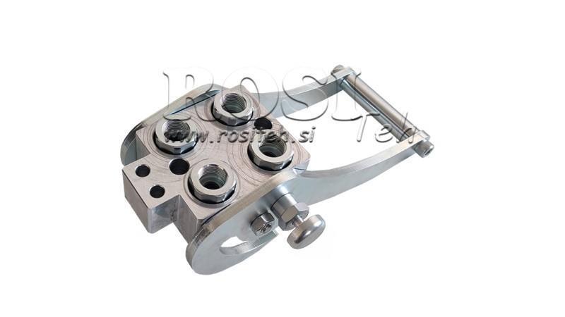 MULTI-FASTER KOPPLING 4-vägs BSP1/2 NY TYP TRAKTOR DEL