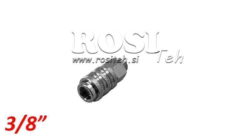 ПНЕВМАТИЧЕН БЪРЗ СВЪРЗВАЩ ЖЕНСКИ ВЪНШНА РЕЗБА G038 - DN7.2