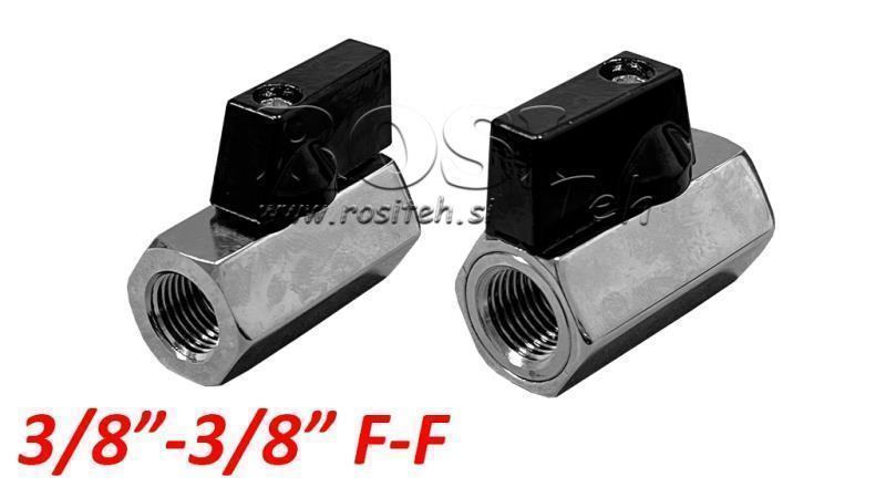 PNEUMATISCHE KOGELKLEP VP-PIPE 038-038 F-F