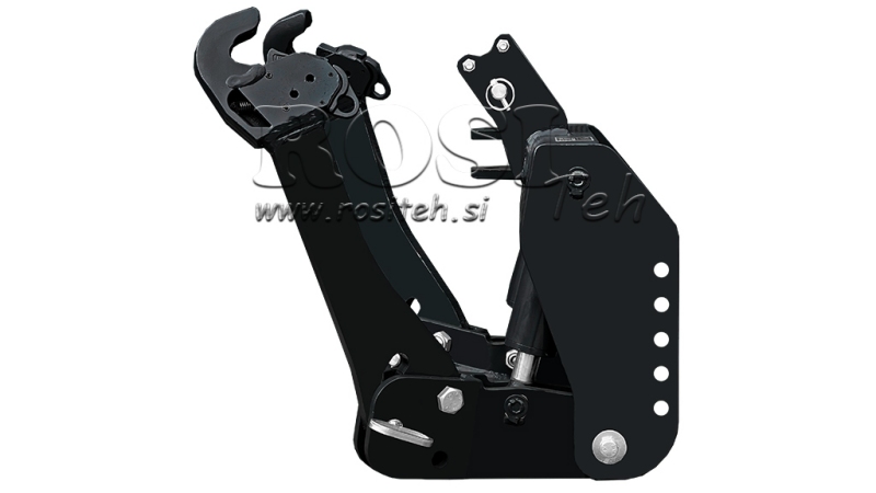 UNIVERZÁLIS FRONT HIDRAULIKA 2KAT TRAKTORHOZ 1500kg FEKETE (RAL 9005)