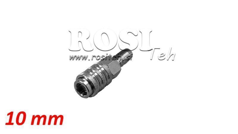 PNEUMATISK RASK KOBLING HUNN GRAN 10mm - DN7.2