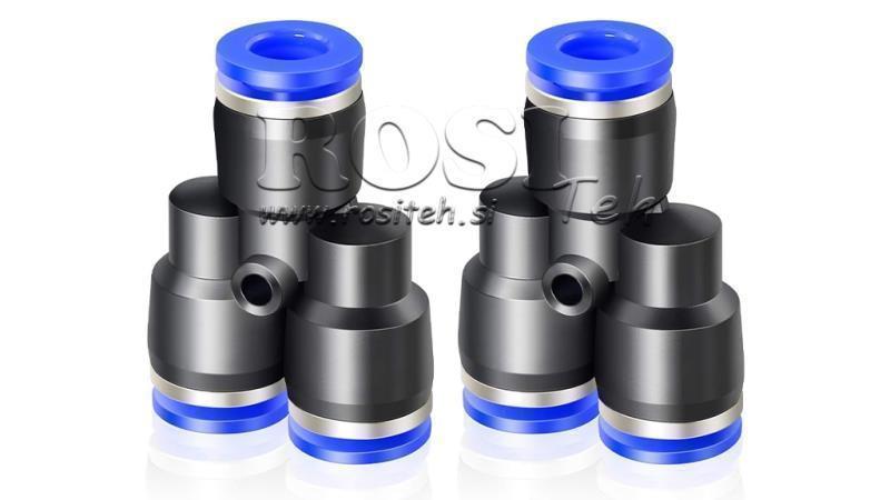 PNEUMATIKUS DUGÓ Y CSATLAKOZÓ TPA MENET NÉLKÜL QY-8