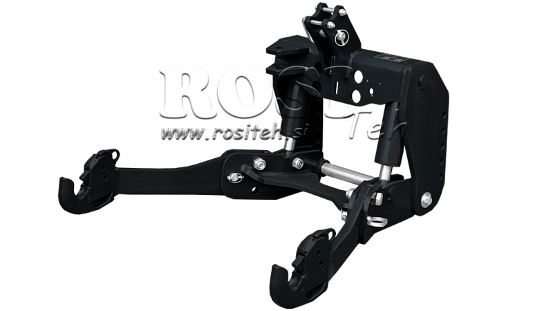 UNIVERZÁLIS FRONT HIDRAULIKA 2KAT TRAKTORHOZ 1500kg FEKETE (RAL 9005)