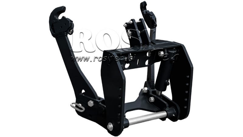 UNIVERZÁLIS FRONT HIDRAULIKA 2KAT TRAKTORHOZ 1500kg FEKETE (RAL 9005)