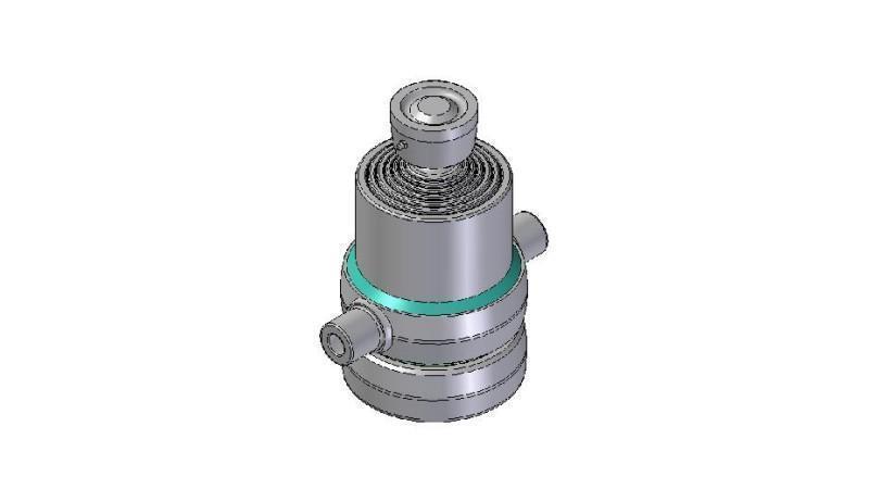 6017S -CYLINDER TELESKOPOWY STANDARD/KULA 6 ETAPÓW SKOK 985 ŚREDNICA 170