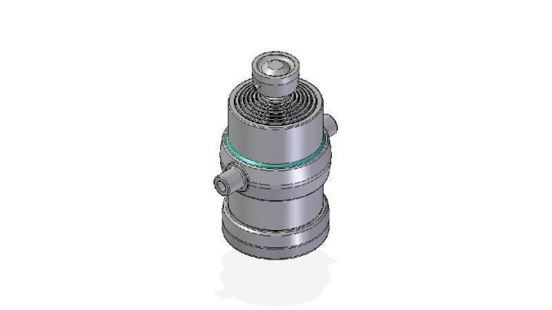 7051S -TELESCOPISK CYLINDER STANDARD/BOLD 7 TRIN REJSE 1770 DIAMETER 215