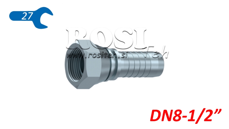 HYDRAULIC FITTING BSP FEMALE DN8-1/2