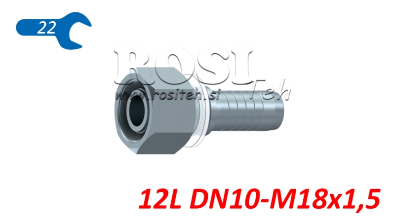 HIDRAULIKUS IDOM DKOL 12 L NŐI DN10-M18x1,5