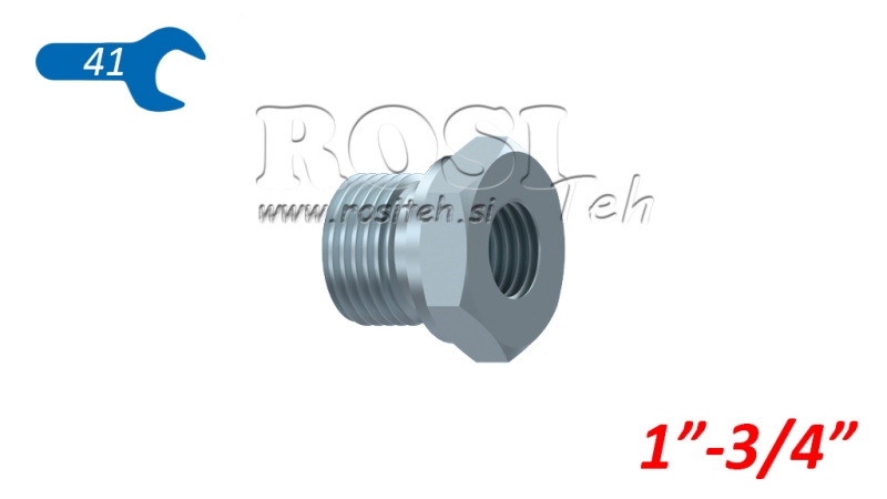 HYDRAULIKADAPTER MÄNNLICH-WEIBLICH 1-3/4