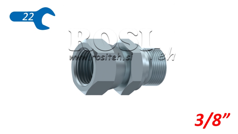 ΥΔΡΑΥΛΙΚΗ ΔΙΠΛΗ ΚΛΕΙΔΑ ΣΤΡΟΦΙΓΓΑ 3/8