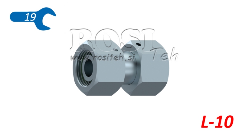 HIDRAULIKUS KETTŐS FORGÓ ANYÁS CSATLAKOZÓ (10L) M16X1,5