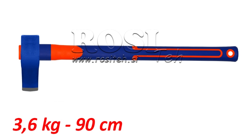 HASÍTÓBALTA KARBON NYÉLLEL - A623 3,6 kg - 90 cm