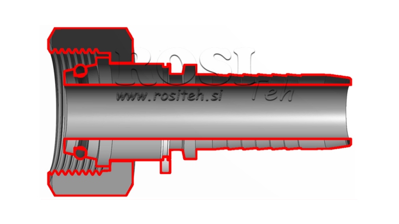 HIDRAULIKUS IDOM DKOL 15 L NŐI DN12-M22x1,5