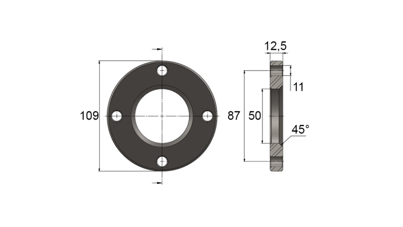 ZYLINDER FLANSCH AL.40