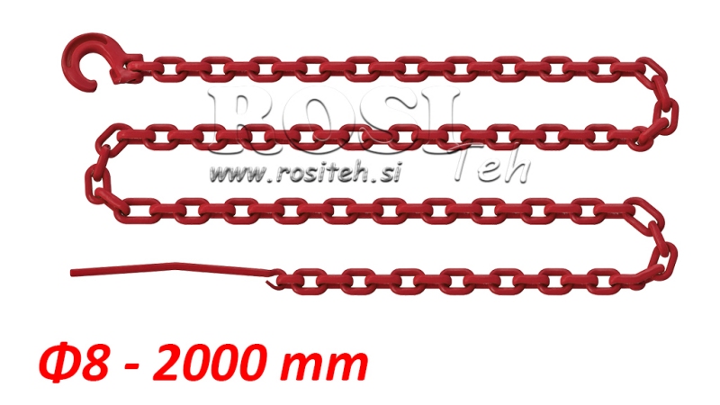 CATENA FORESTALE taglia8-2000mm