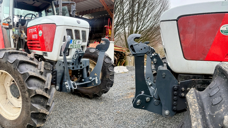 FRONT HYDRAULIKK UNIVERSAL KIT 2KAT FOR TRAKTOR 1500KG