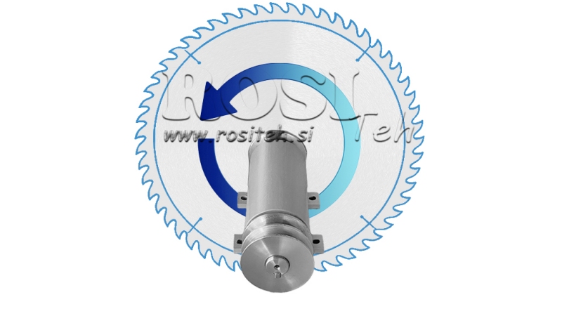 GUSS-EISEN KREISSÄGENWELLE 300MM (LINKS GEWINDE)