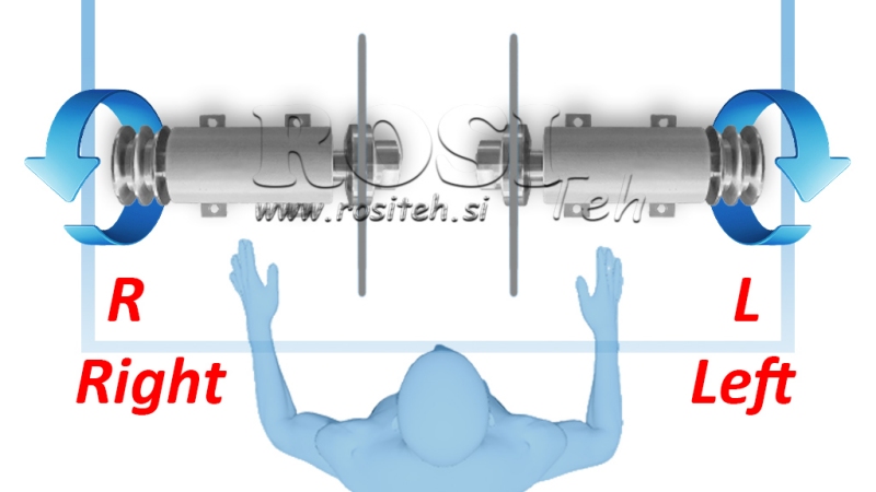 EIXO DE SERRA CIRCULAR DE FERRO FUNDIDO 300MM (ROSCA DIREITA)