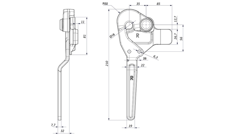 BOKOWE ZAMKNIĘCIE TYP ROSI-02 PRAWE