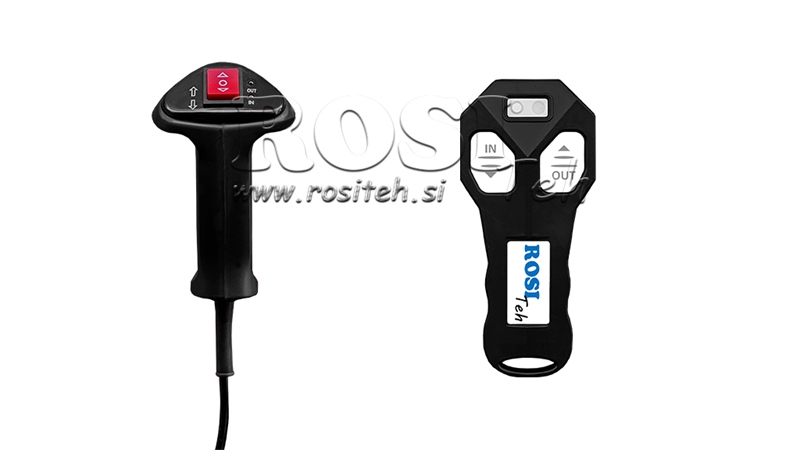 12 V ELEKTROMOS CSÖRLŐ RS-8000 - 3620 KG - ACÉLSODRONY KÖTÉL - ECO