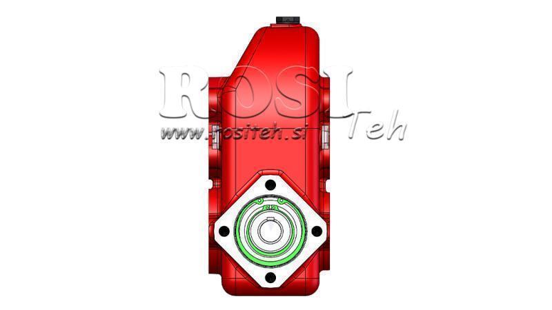 RIDUTTORE - MOLTIPLICATORE RT210 PER MOTORE IDRAULICO MP/MR/MS relazioni 16,4:1