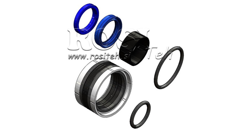 KIT DE VEDAÇÕES PARA CILINDRO HIDRÁULICO 50/25